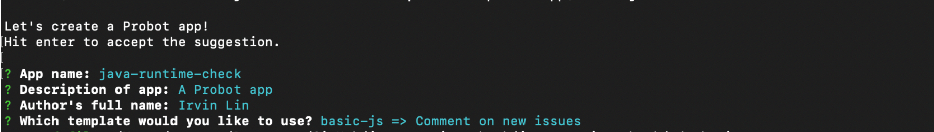 GitHub Application Tutorial