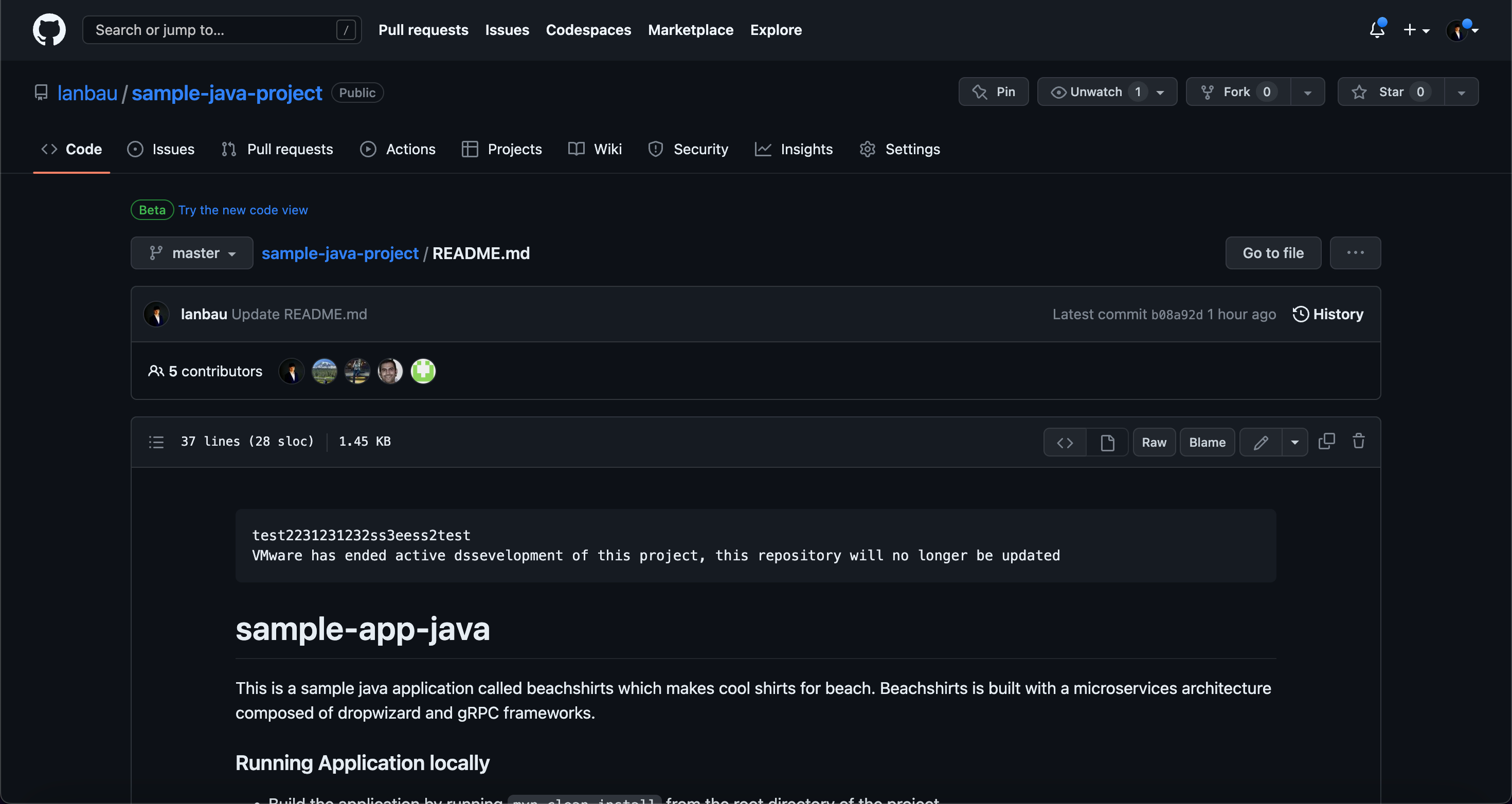 GitHub Application Tutorial