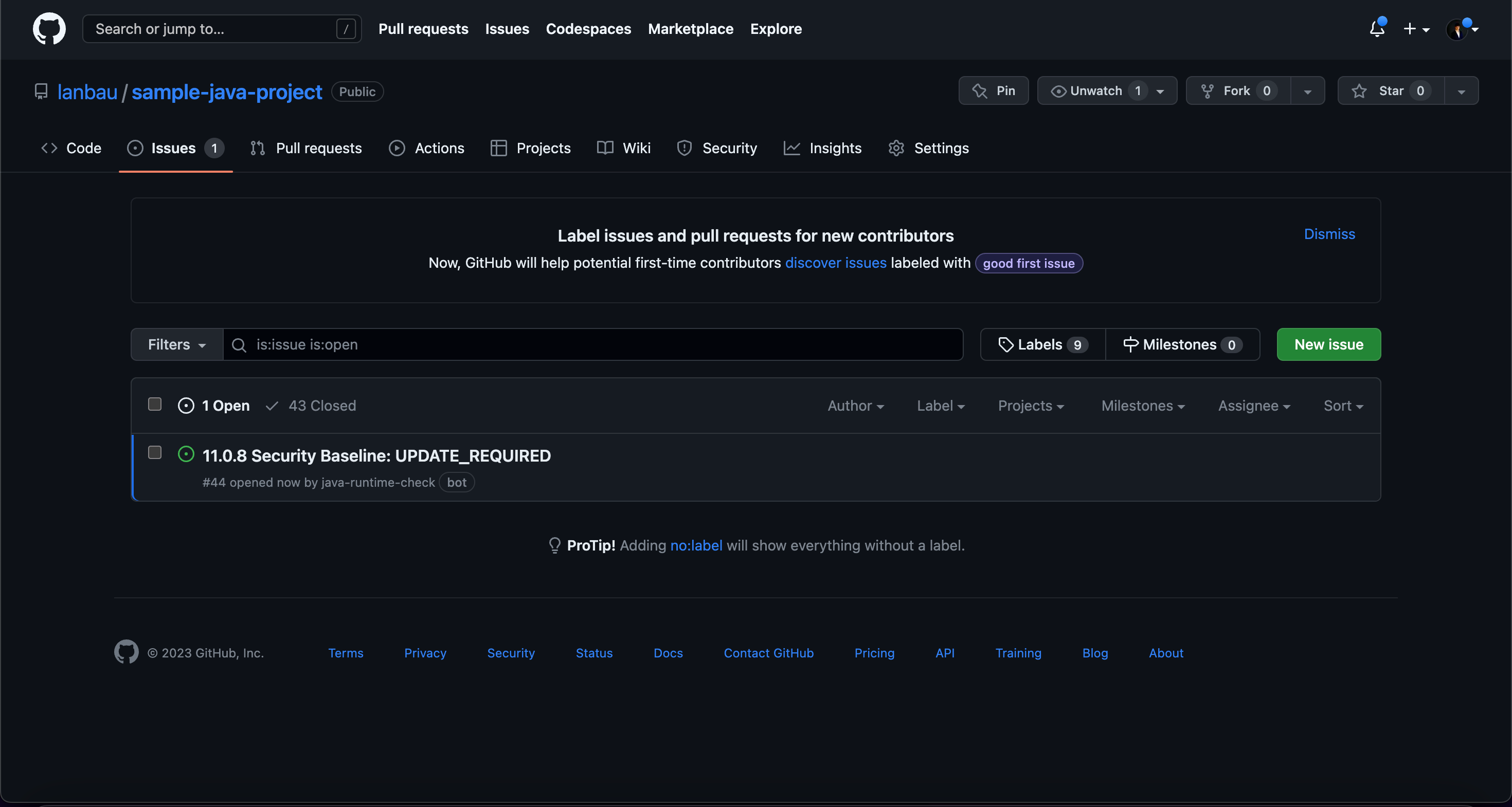 GitHub Application Tutorial