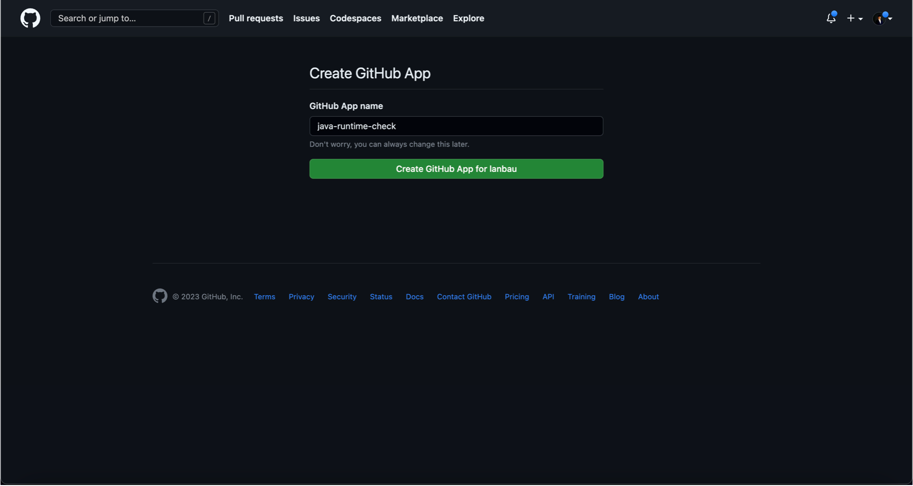 GitHub Application Tutorial